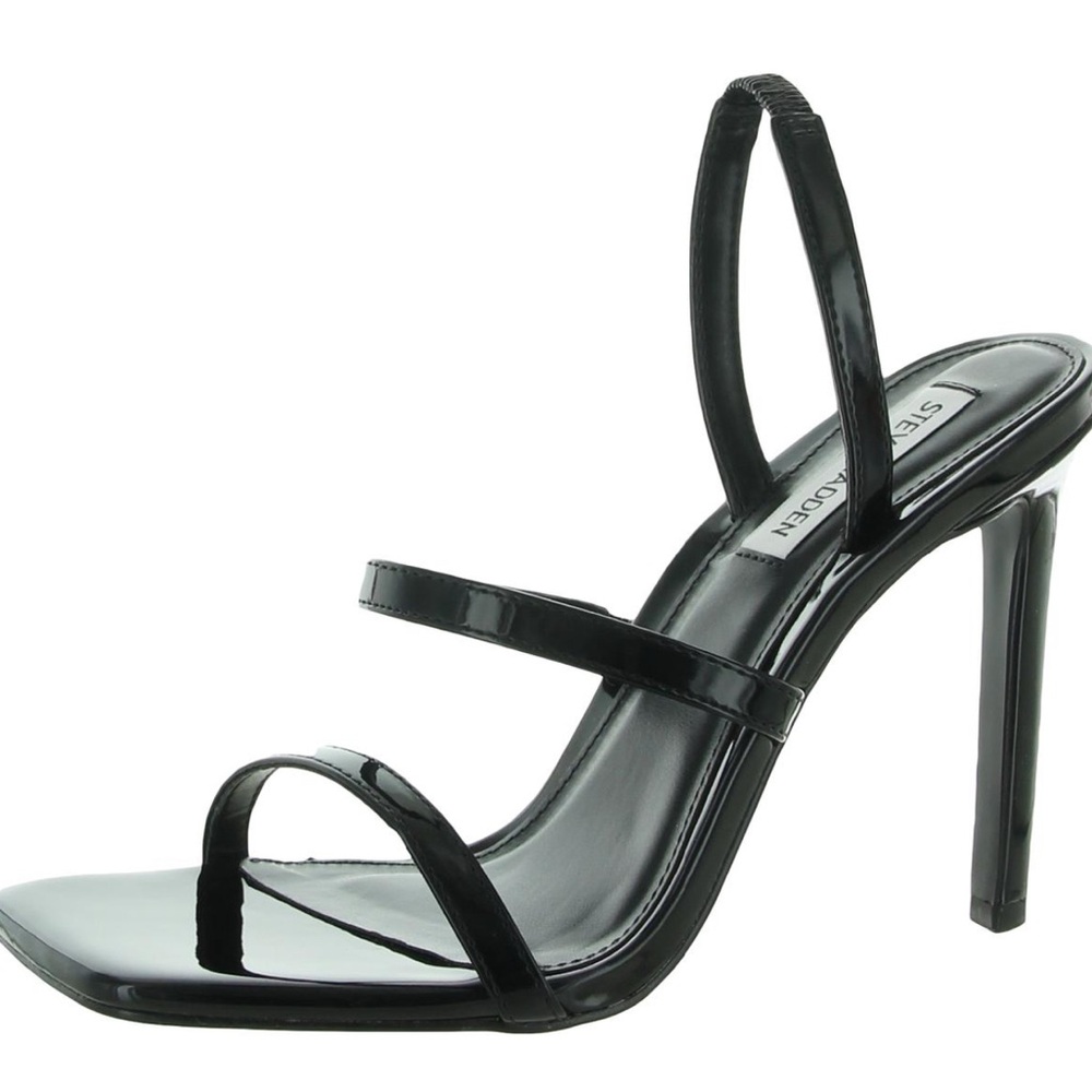 Steve Madden Glossy Black Heels
